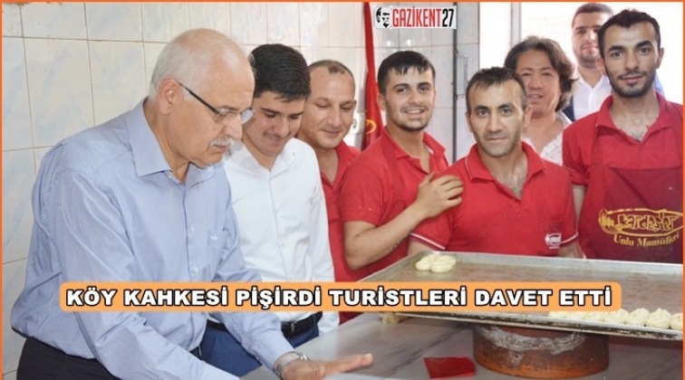 Erdoğan ve Aktoğ ‘Köy  Kahkesi’ pişirdi
