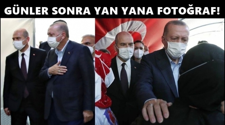 Erdoğan ve Soylu günler sonra yan yana!