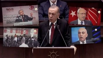 Erdoğan video izletti, muhalefeti hedef aldı!