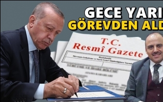 Erdoğan yine gece yarısı g&ouml;revden aldı!..