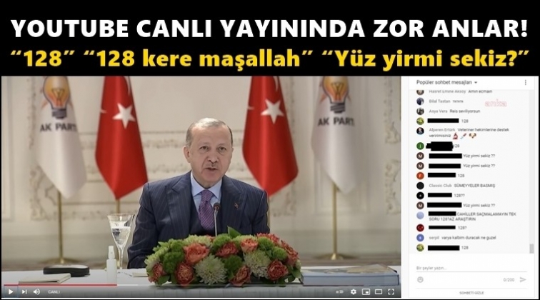 Erdoğan, Youtube'da yine zor anlar yaşadı...