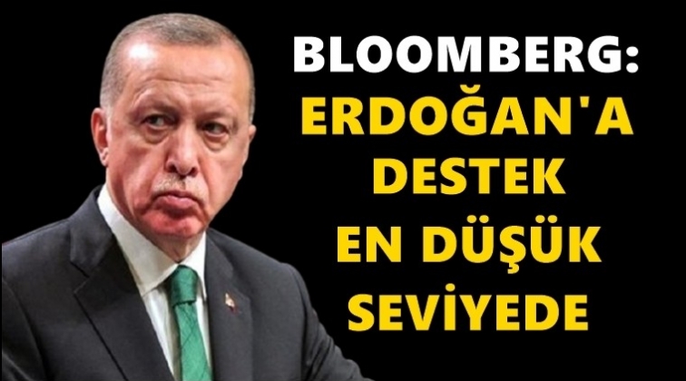 Erdoğan&rsquo;a destek en d&uuml;ş&uuml;k seviyeye indi...