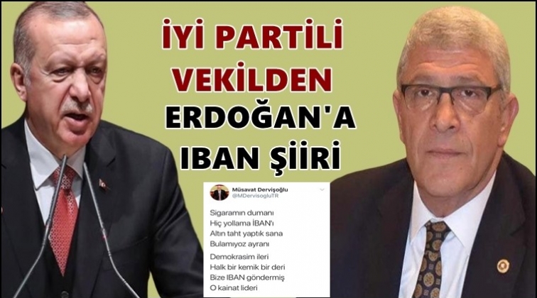 Erdoğan'a IBAN şiiri g&uuml;ndem oldu