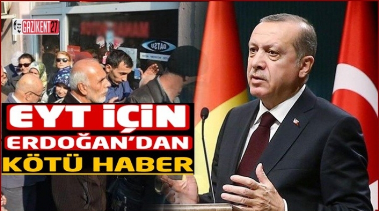 Erdoğan'dan erken emeklilik a&ccedil;ıklaması