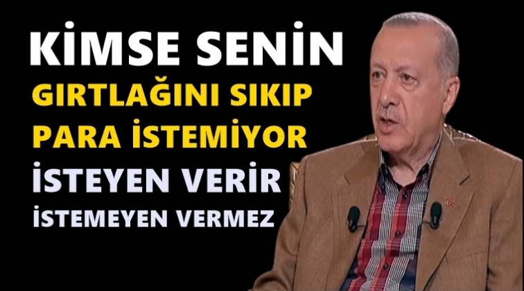 Erdoğan'dan İBAN tepkilerine cevap!