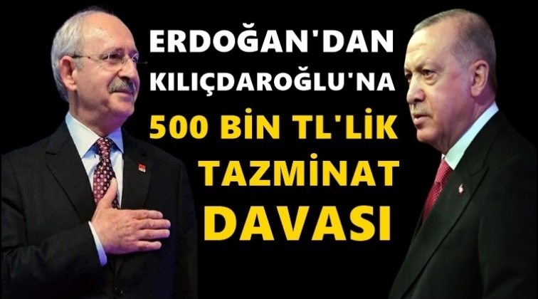 Erdoğan'dan Kılı&ccedil;daroğlu'na bir tazminat davası daha...