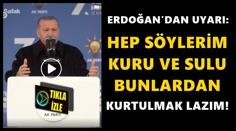 Erdoğan'dan sigarayı bırakın &ccedil;ağrısı...