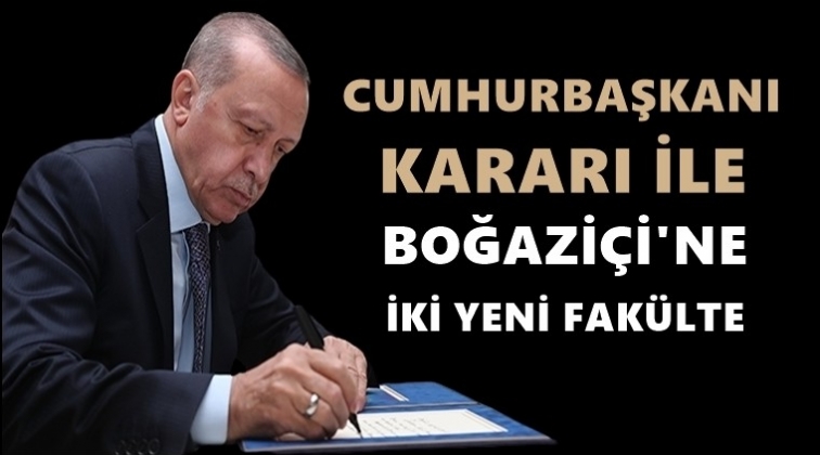 Erdoğan'dan&nbsp;yeni Boğazi&ccedil;i kararı...