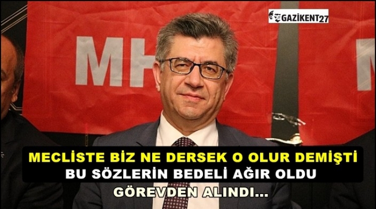 'Erdoğan'ı kurtardık' dedi g&ouml;revden alındı