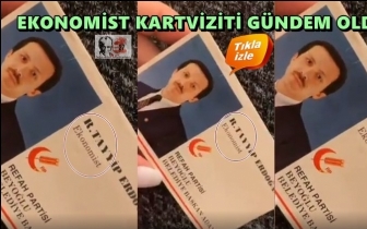 Erdoğan'ın "Ekonomist" kartviziti &ccedil;ıktı!