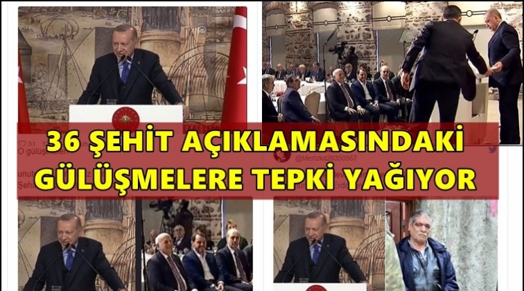 Erdoğan'ın şehit a&ccedil;ıklamasında g&uuml;l&uuml;şmeler
