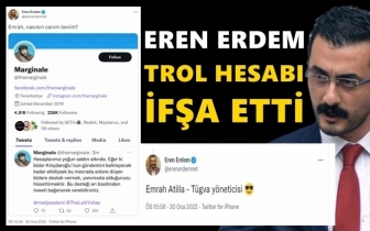Eren Erdem: Trol hesabı TÜGVA yöneticisi kullanıyor