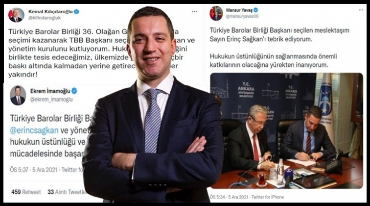 Erin&ccedil; Sağkan'a tebrik&nbsp;yağdı...