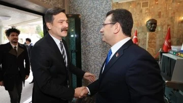 Erkan Baş'tan İmamoğlu&rsquo;na destek ziyareti