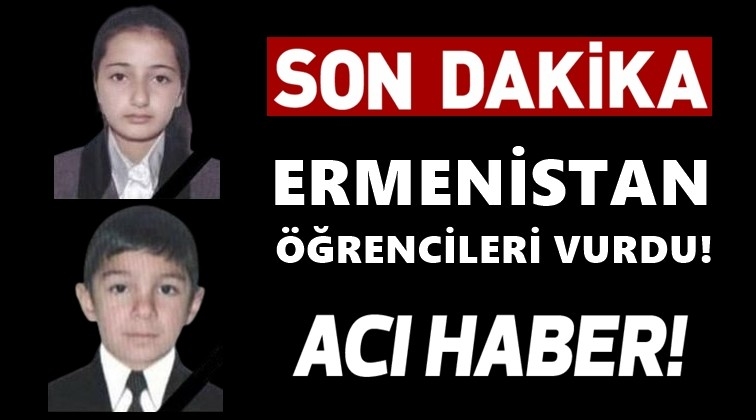 Ermenistan iki ortaokul &ouml;ğrencisini &ouml;ld&uuml;rd&uuml;!