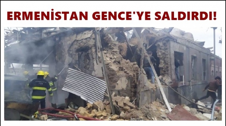 Ermenistan'dan Gence'ye f&uuml;ze saldırısı!