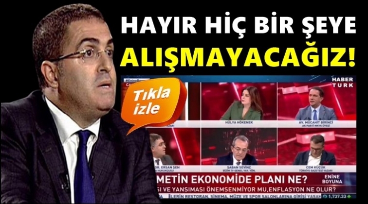 Ersan Şen: Hayır hi&ccedil;bir şeye alışmayacağız!