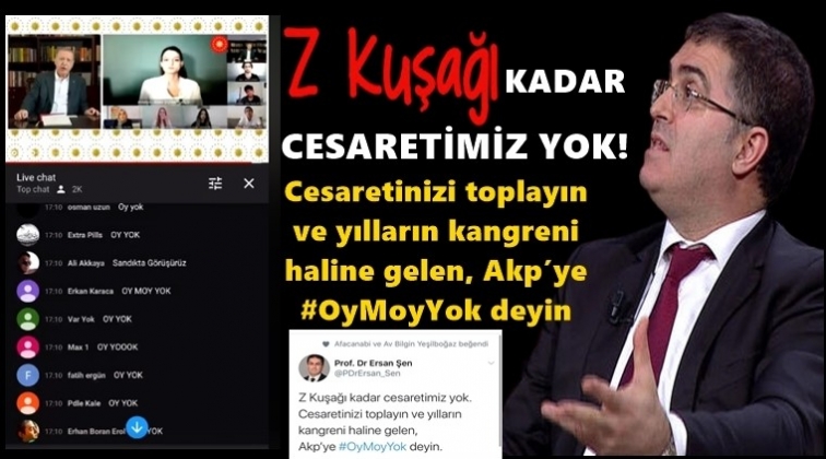 Ersan Şen'den 'Z Kuşağı' g&ouml;ndermesi...