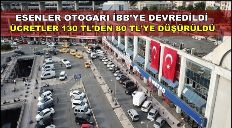 Esenler İBB'ye ge&ccedil;ti &uuml;cretler 80 TL&rsquo;ye d&uuml;ş&uuml;r&uuml;ld&uuml;