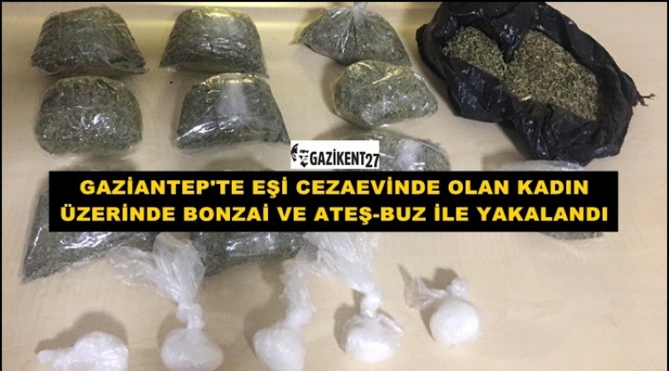 Eşi cezaevinde olan kadın bonzai satarken yakalandı!