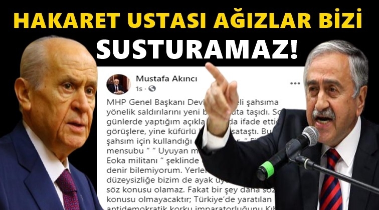 Eski Cumhurbaşkanı Akıncı&rsquo;dan Bah&ccedil;eli&rsquo;ye sert yanıt!