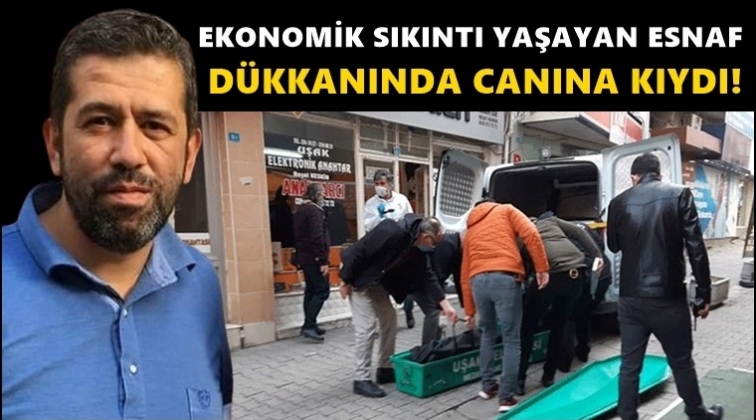 Esnaf, not bırakarak intihar etti!