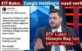 ETİ Bakır, Cengiz Holding&rsquo;e nasıl verildi?