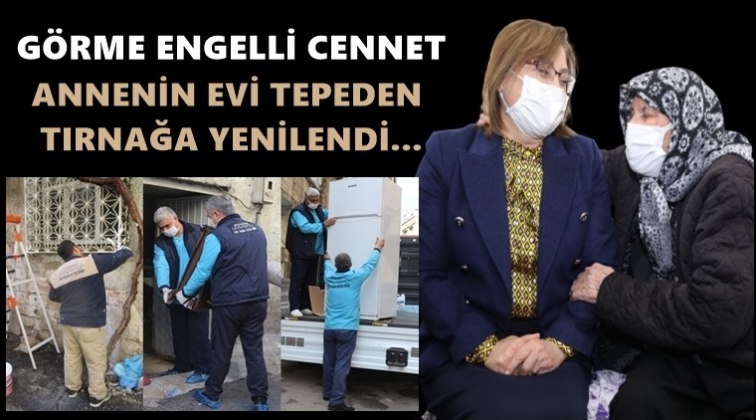 Evi tepeden tırnağa yenilendi...