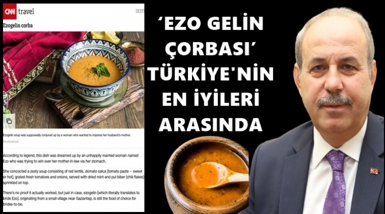 &lsquo;Ezo Gelin &Ccedil;orbası&rsquo; en iyiler arasında...