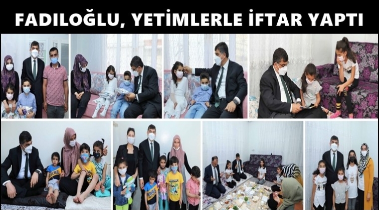 Fadıloğlu, 3 yetim aileyi ziyaret etti...