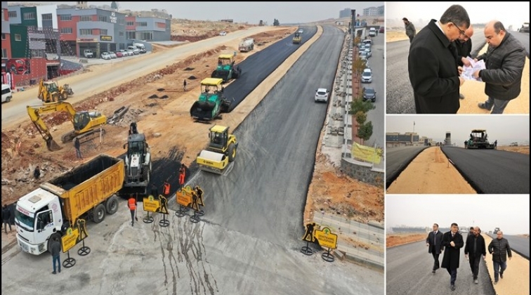 Fadıloğlu, asfalt &ccedil;alışmalarını yerinde inceledi