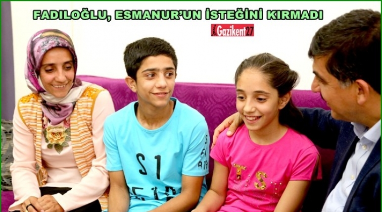 Fadıloğlu, iftar &ouml;ncesi evlerinde ziyaret etti