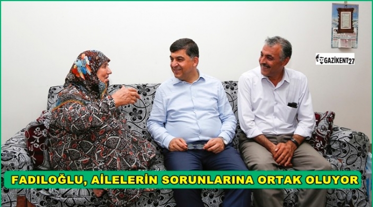 Fadıloğlu, iki aileye misafir oldu