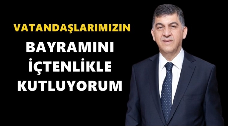 Fadıloğlu, Kurban Bayramı'nı kutladı...
