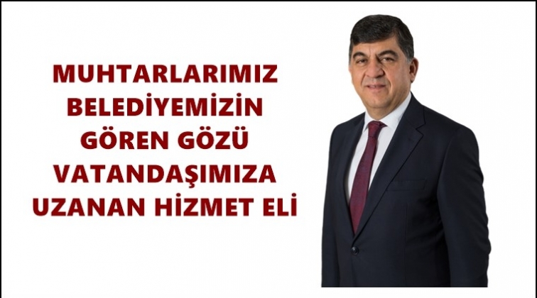 Fadıloğlu, Muhtarlar G&uuml;n&uuml;&rsquo;n&uuml; kutladı