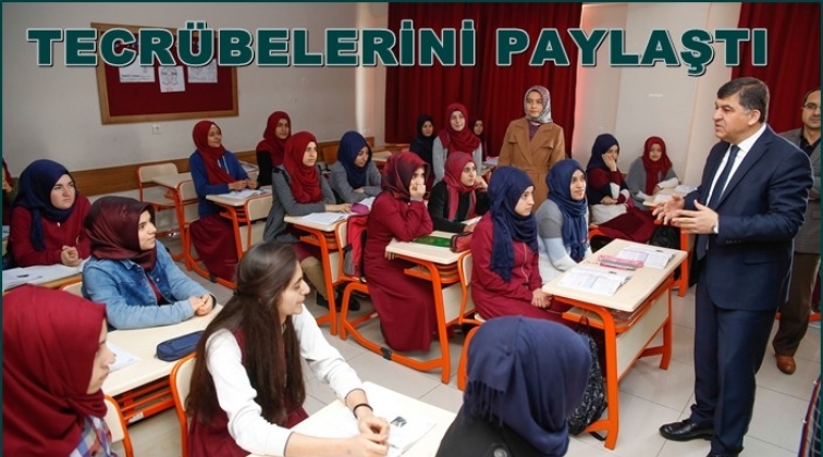 Fadıloğlu, öğrencilere tavsiyelerde bulundu