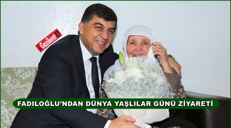 Fadıloğlu, yaşlılar g&uuml;n&uuml;n&uuml; kutladı