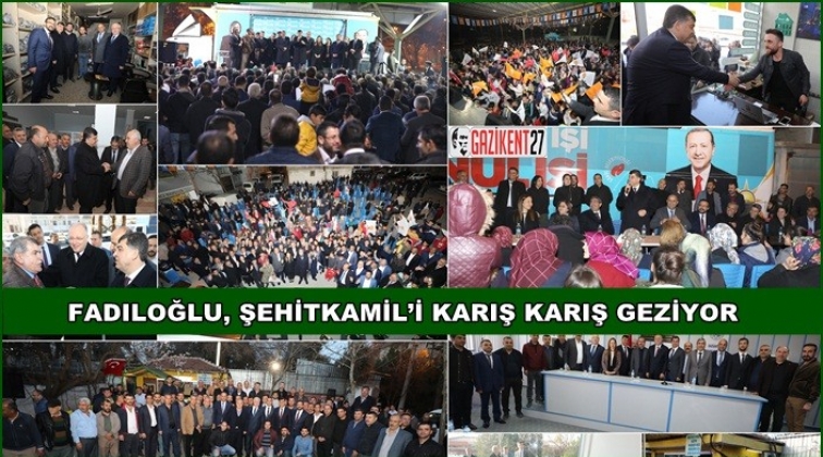 Fadıloğlu, ziyaretlerine aralıksız devam ediyor