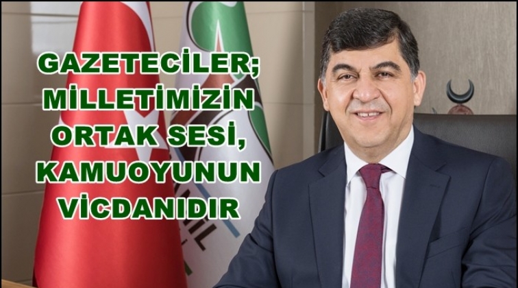 Fadıloğlu'ndan 10 Ocak &Ccedil;alışan Gazeteciler G&uuml;n&uuml; mesajı