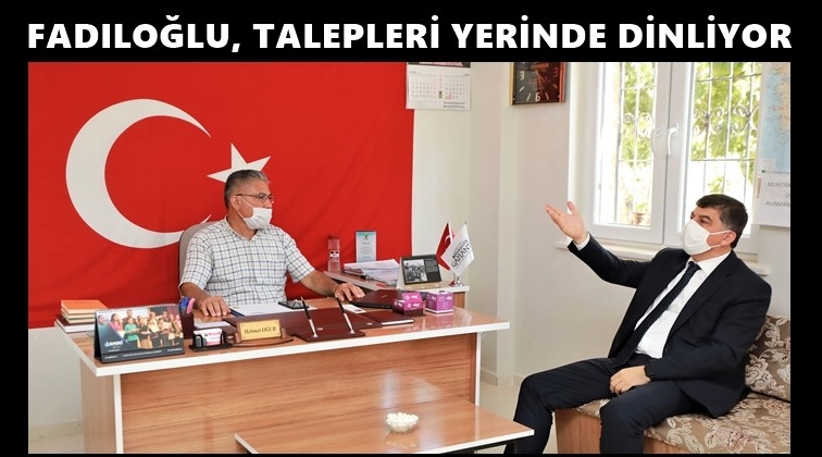 Fadıloğlu'ndan muhtarlara ziyaret