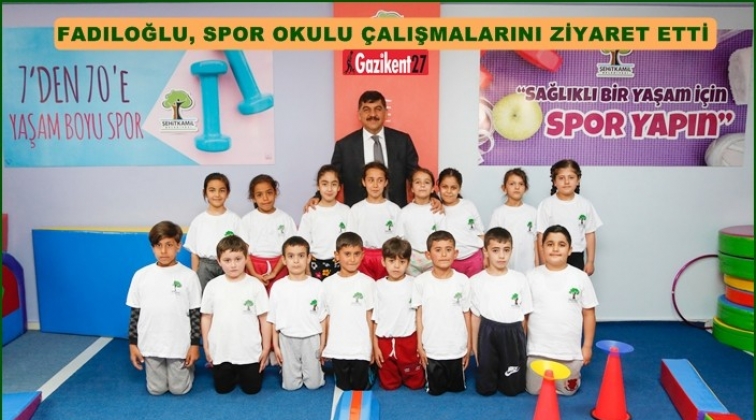 Fadıloğlu'ndan, spor merkezlerine ziyaret