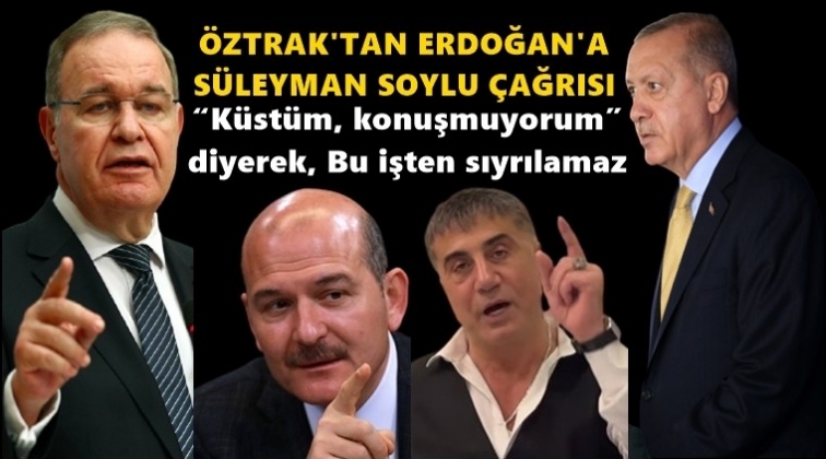 Faik &Ouml;ztrak'tan Erdoğan'a Soylu &ccedil;ağrısı...