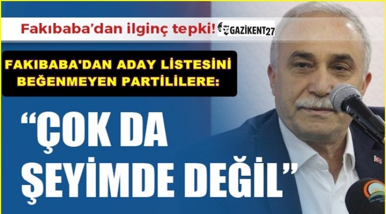 Fakıbaba: &Ccedil;ok da şeyimde değil...