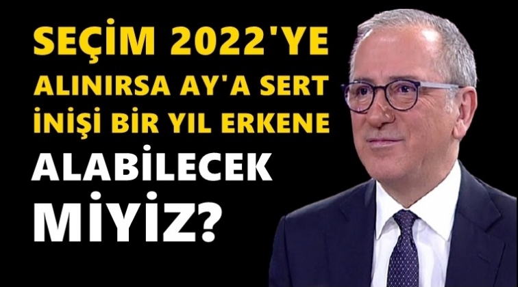Fatih Altaylı, AKP'yi b&ouml;yle ti'ye aldı!