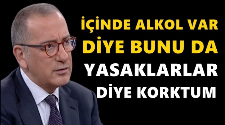 Fatih Altaylı'dan alkol yasağına tepki...