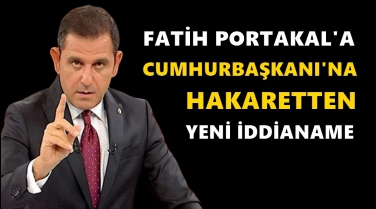 Fatih Portakal&rsquo;a bir iddianame daha!