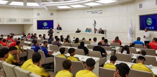 Fatma Şahin başarılı sporcuları ağırladı 