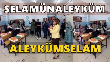 Fatma Şahin'in, imam hatip ziyareti gündem oldu!