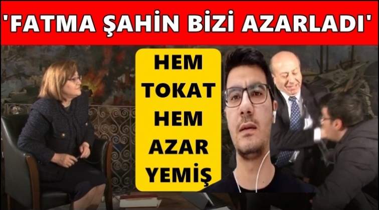 Fatma Şahin o muhabiri azarlamış!