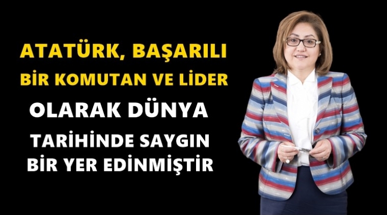 Fatma Şahin'den 10 Kasım mesajı